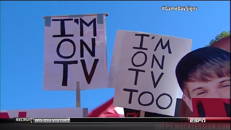 Illustration for article titled "Billy Ray Should've Pulled Out": Georgia-LSU GameDay Sign Roundup
